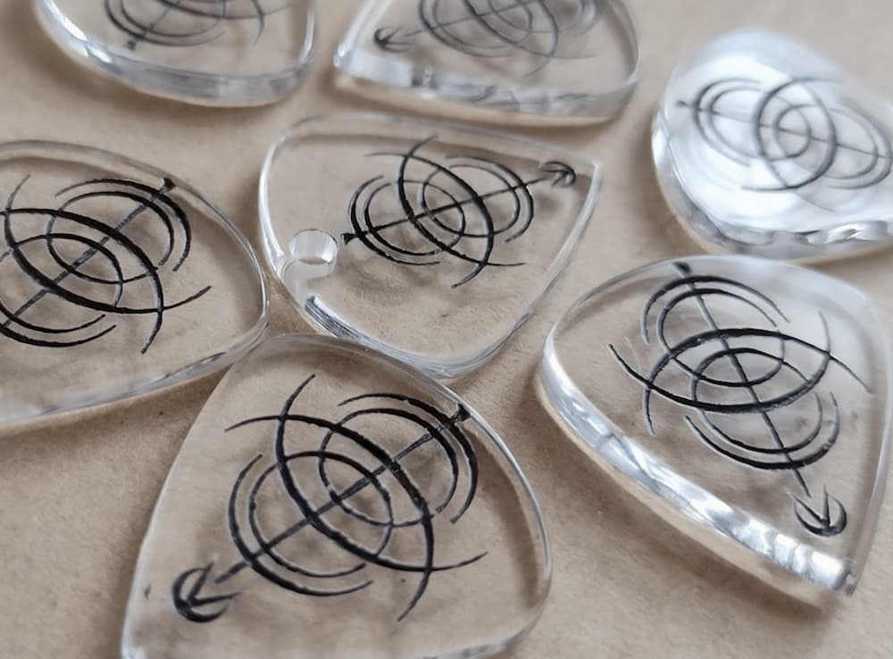 Mutant Logo Picks
